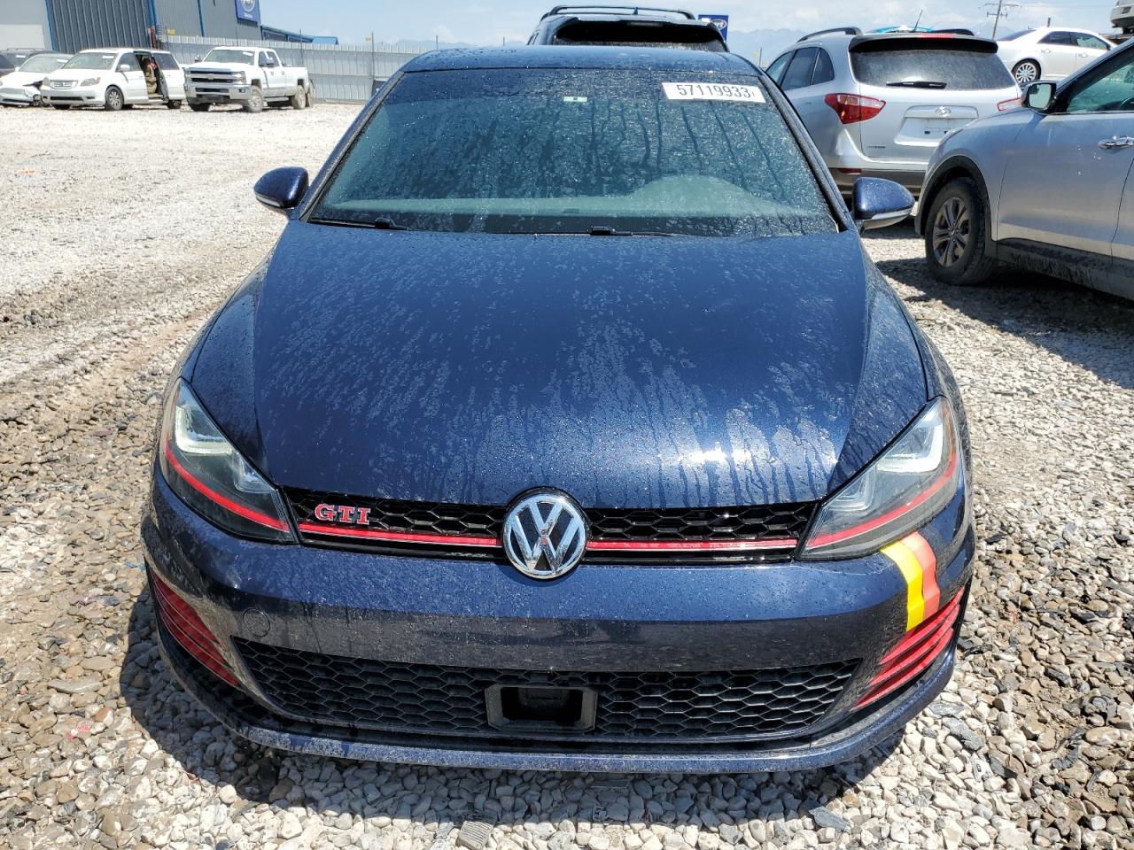 2017 Volkswagen Gti S/Se VIN: 3VW447AU5HM022128 Lot: 57119933