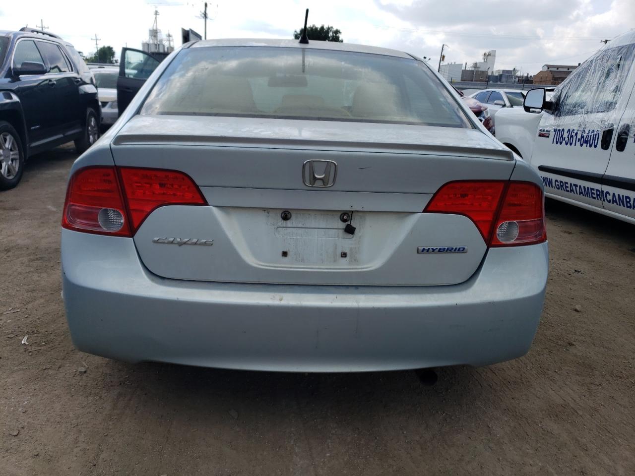 2008 Honda Civic Hybrid VIN: JHMFA36268S000827 Lot: 41591624