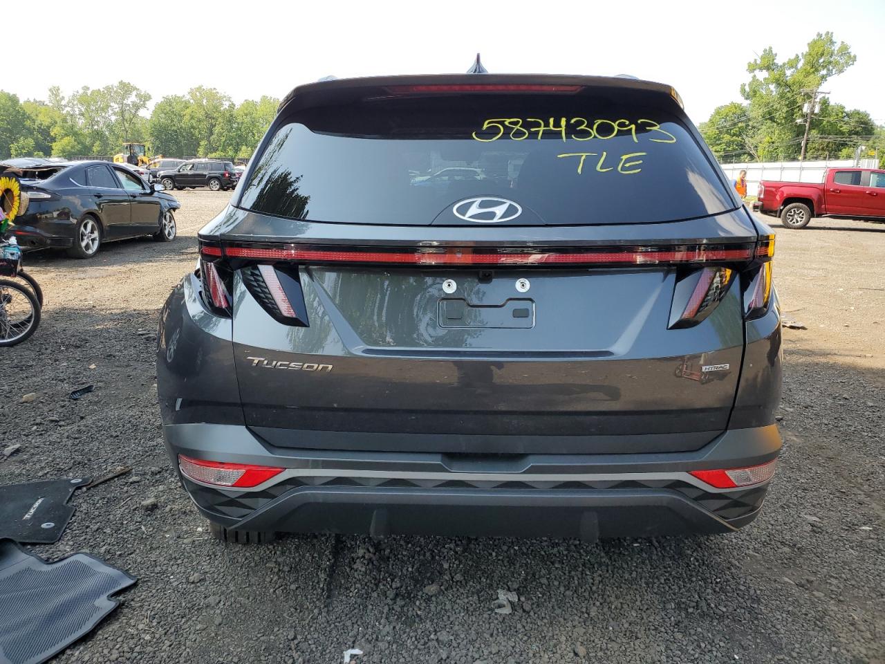 2022 Hyundai Tucson Sel VIN: 5NMJFCAE8NH031146 Lot: 58743093