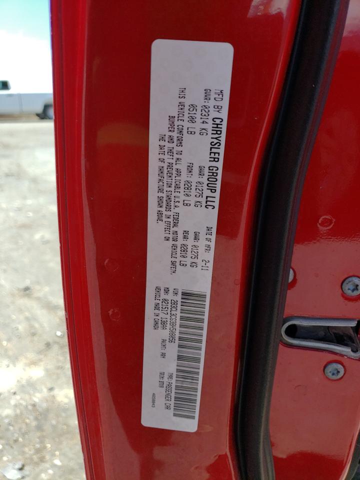 2011 Dodge Charger VIN: 2B3CL3CG3BH508056 Lot: 63419574