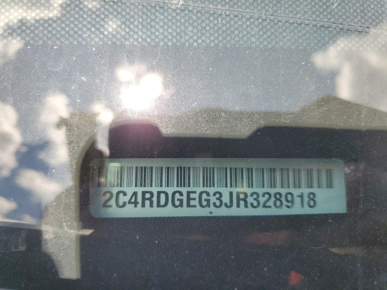 2018 Dodge Grand Caravan Gt VIN: 2C4RDGEG3JR328918 Lot: 62242883