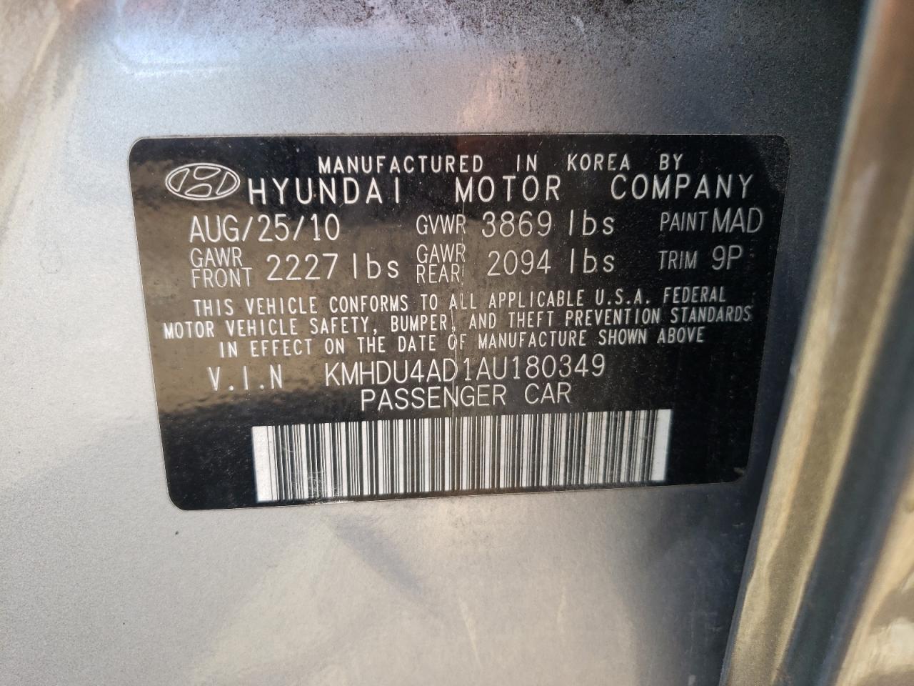 2010 Hyundai Elantra - Image 15