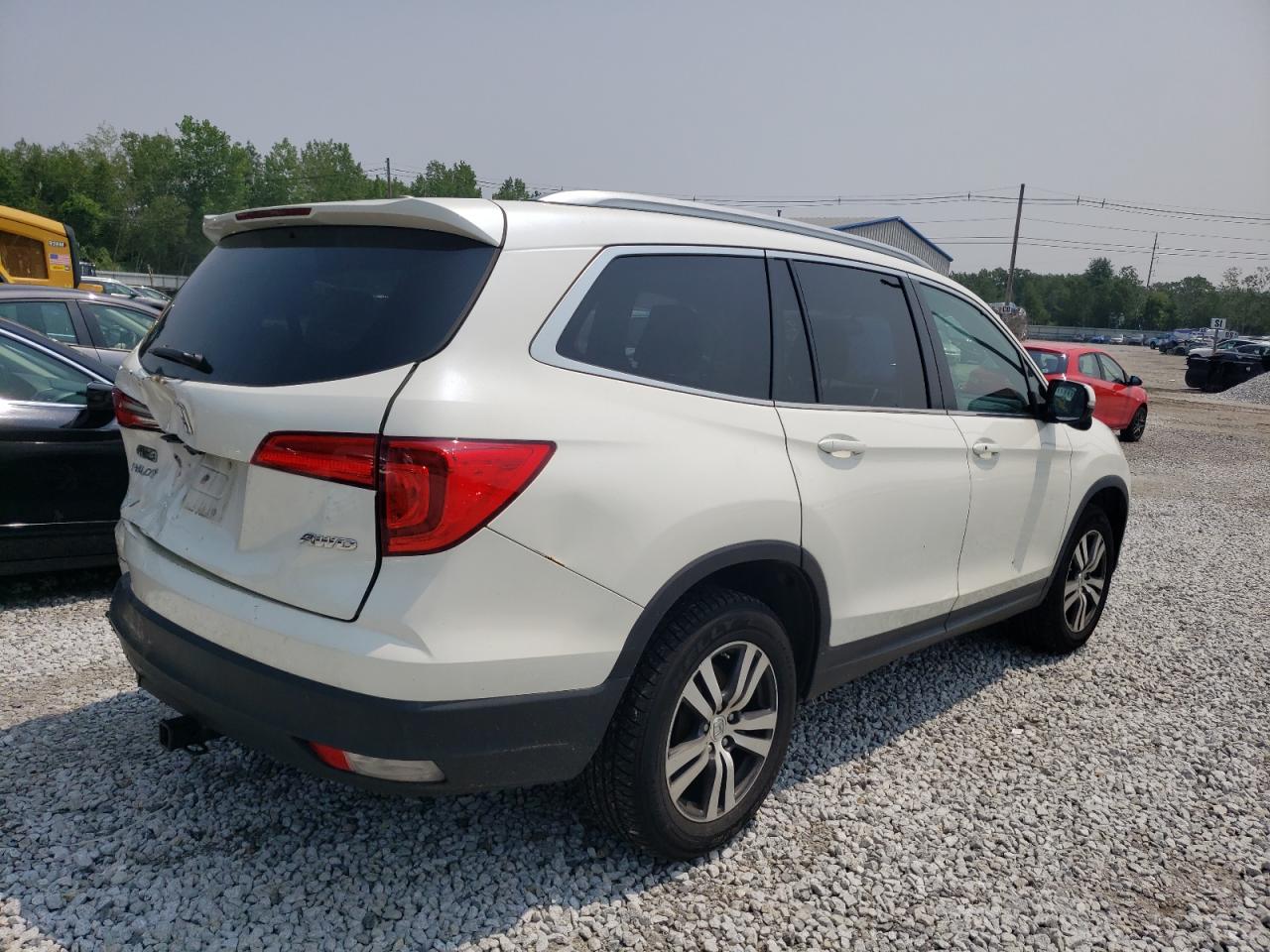 2017 Honda Pilot Exl VIN: 5FNYF6H55HB044593 Lot: 59698993