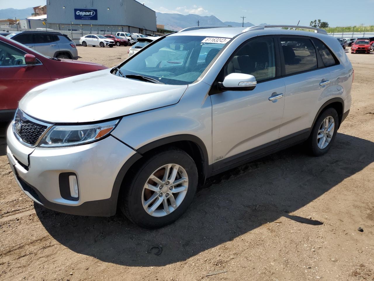 2014 Kia Sorento Lx VIN: 5XYKTDA7XEG456740 Lot: 61163243