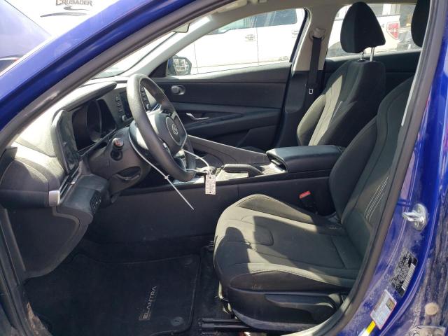  HYUNDAI ELANTRA 2021 Blue
