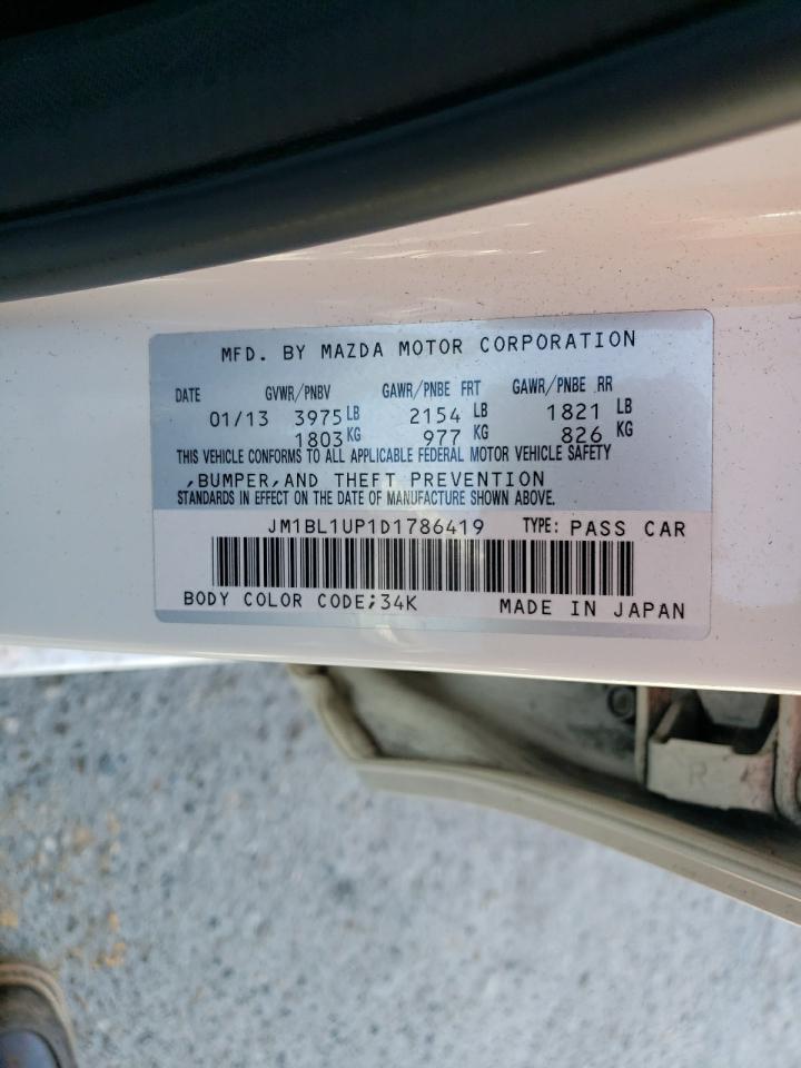 JM1BL1UP1D1786419 2013 Mazda 3 I