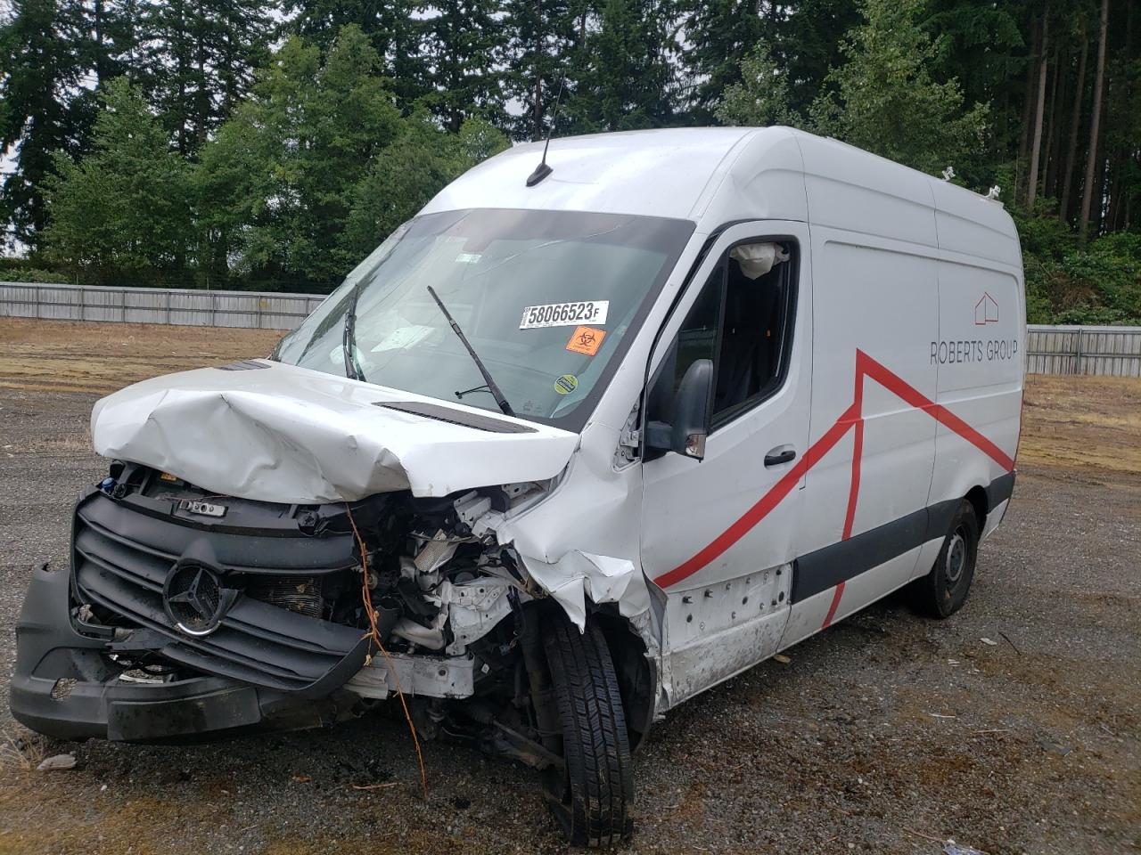 2019 Mercedes-Benz Sprinter 2500/3500 VIN: WD3PF0CD5KT005461 Lot: 58066523