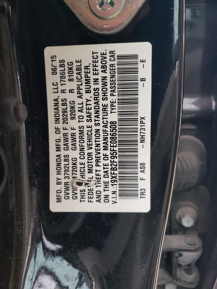 19XFB2F95FE086508 2015 Honda Civic Exl