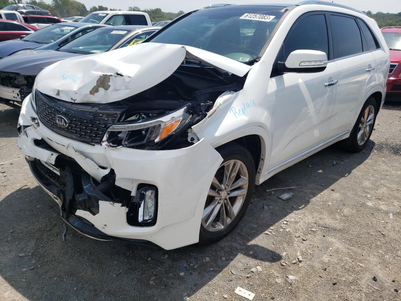 5XYKW4A76EG491279 2014 Kia Sorento Sx