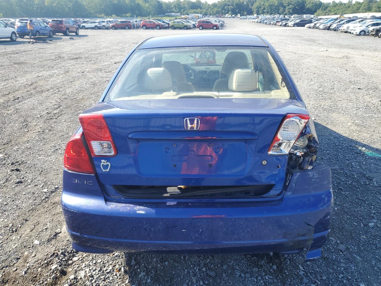 2004 Honda Civic Dx Vp VIN: 1HGES163X4L006191 Lot: 85702755