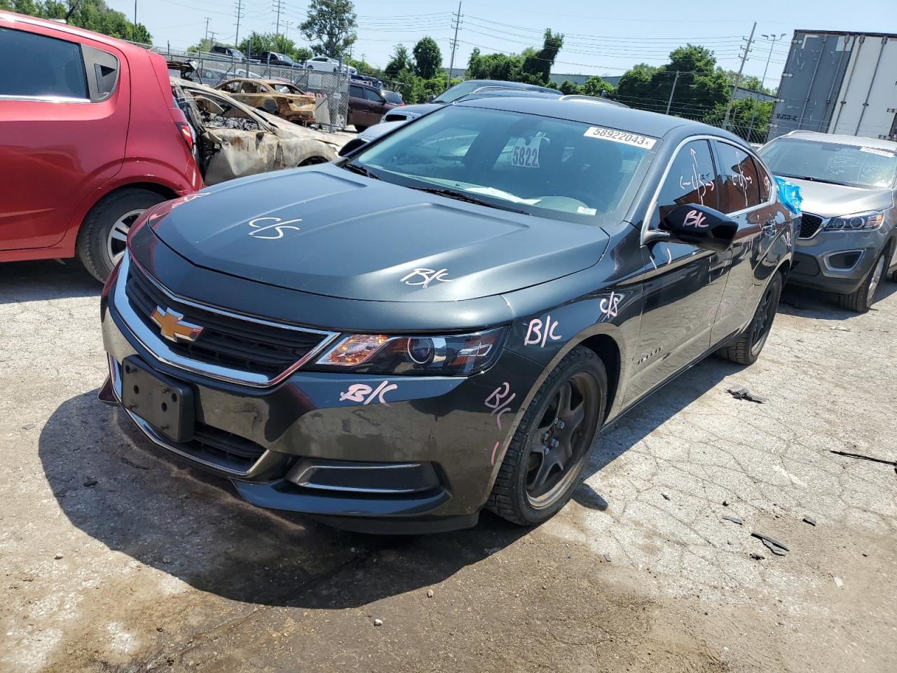 2015 Chevrolet Impala Ls VIN: 2G11Z5SL9F9245630 Lot: 58922043