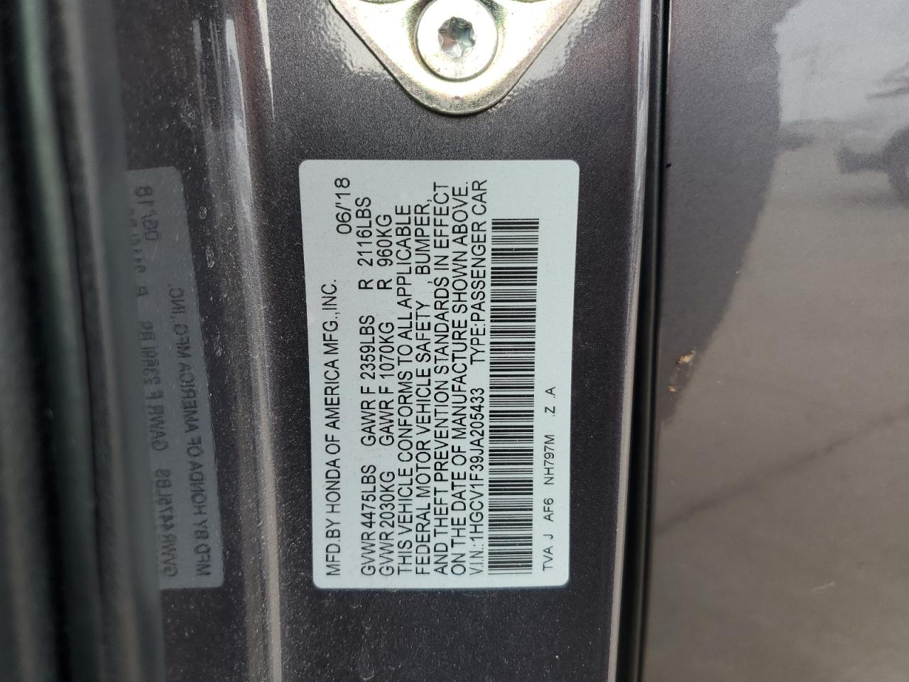 2018 Honda Accord - Image 12