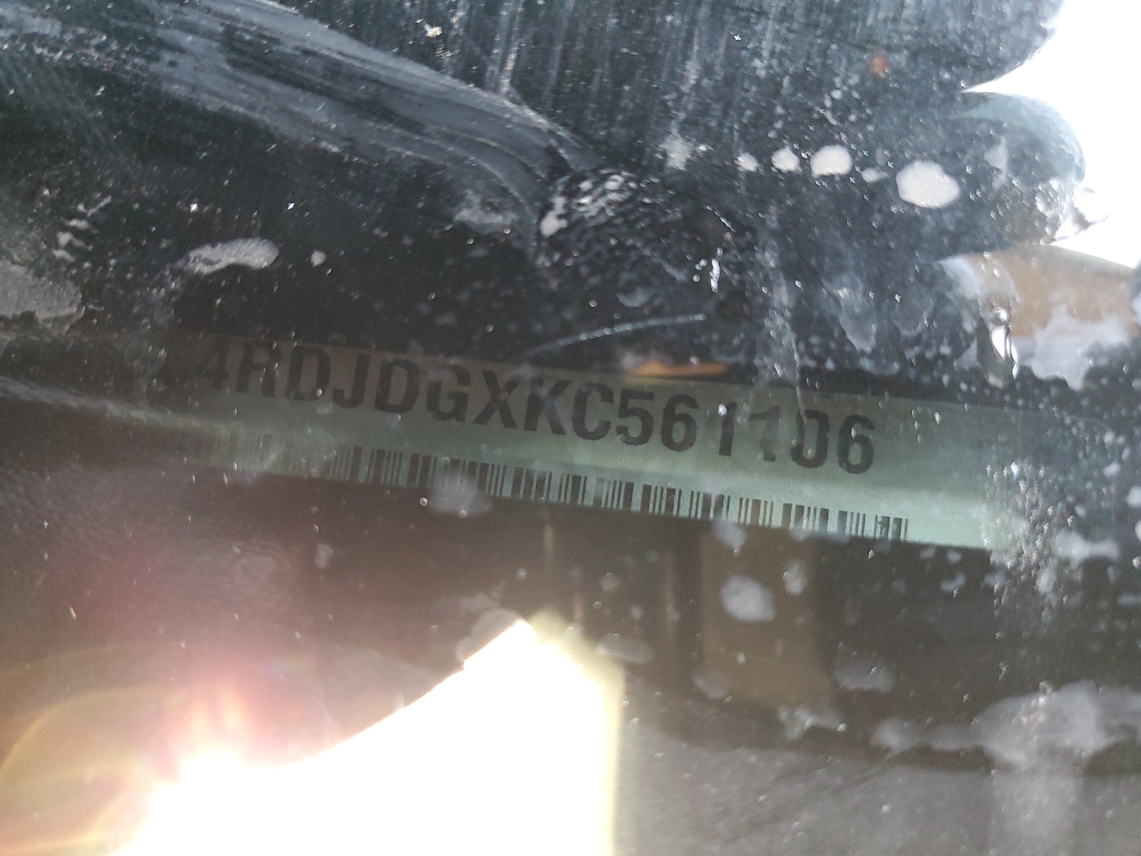 1C4RDJDGXKC561106 2019 Dodge Durango Gt