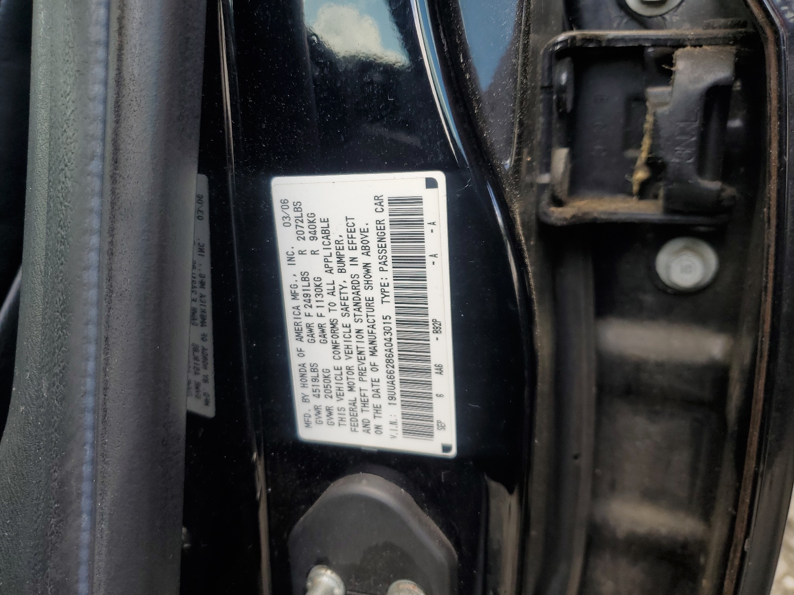 19UUA66286A043015 2020 Acura 3.2Tl