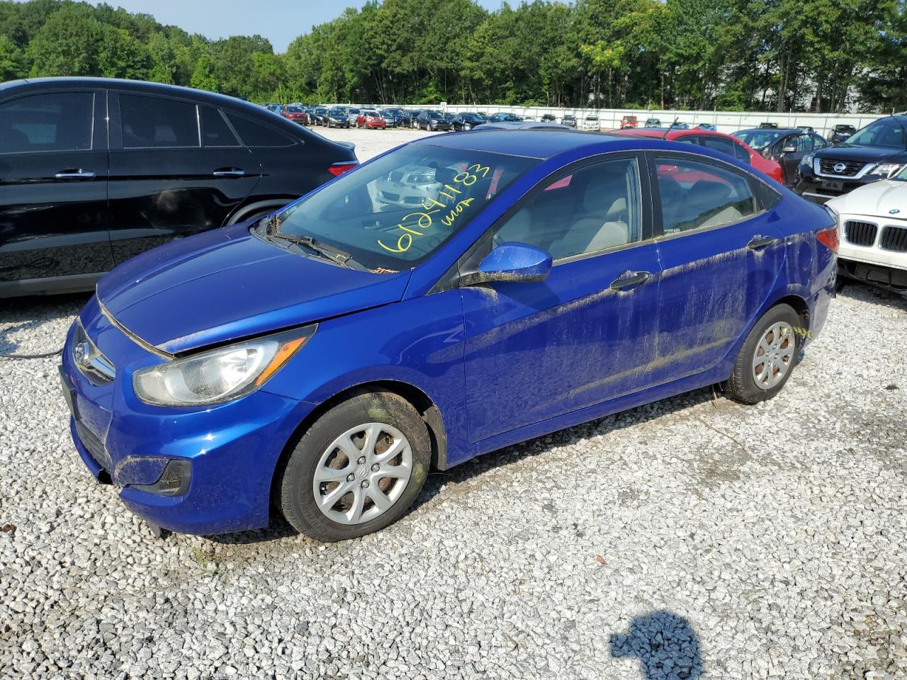 2012 Hyundai Accent Gls VIN: KMHCT4AE1CU042711 Lot: 61241183