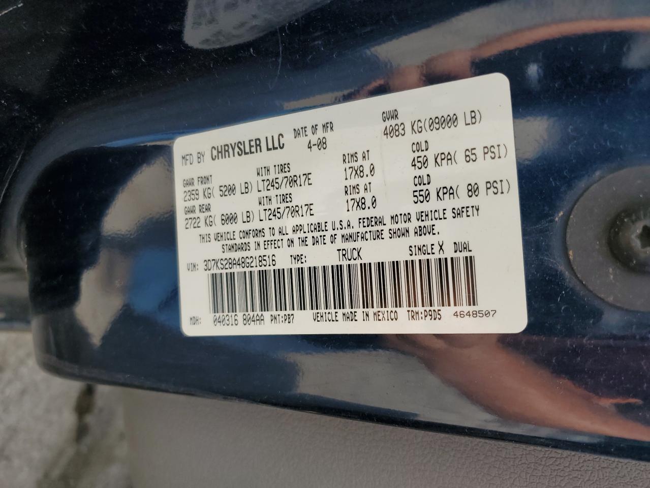 2008 Dodge RAM - Image 12