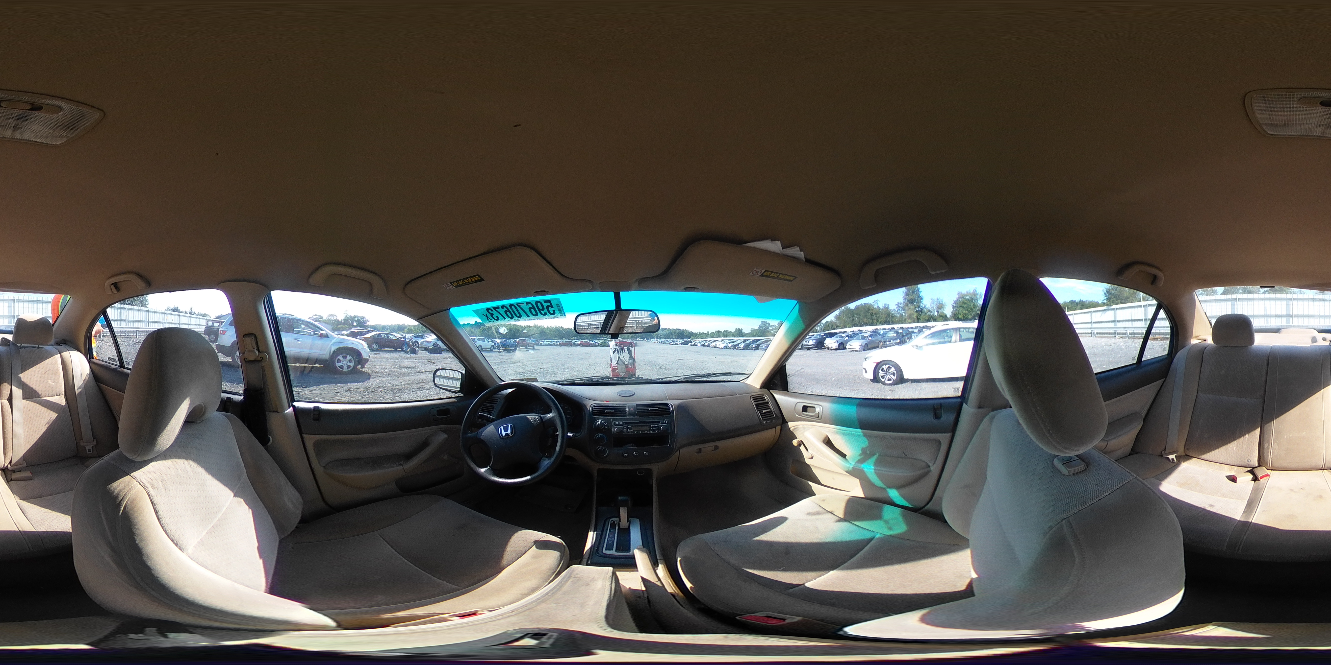 2004 Honda Civic Dx Vp VIN: 1HGES163X4L006191 Lot: 59670673
