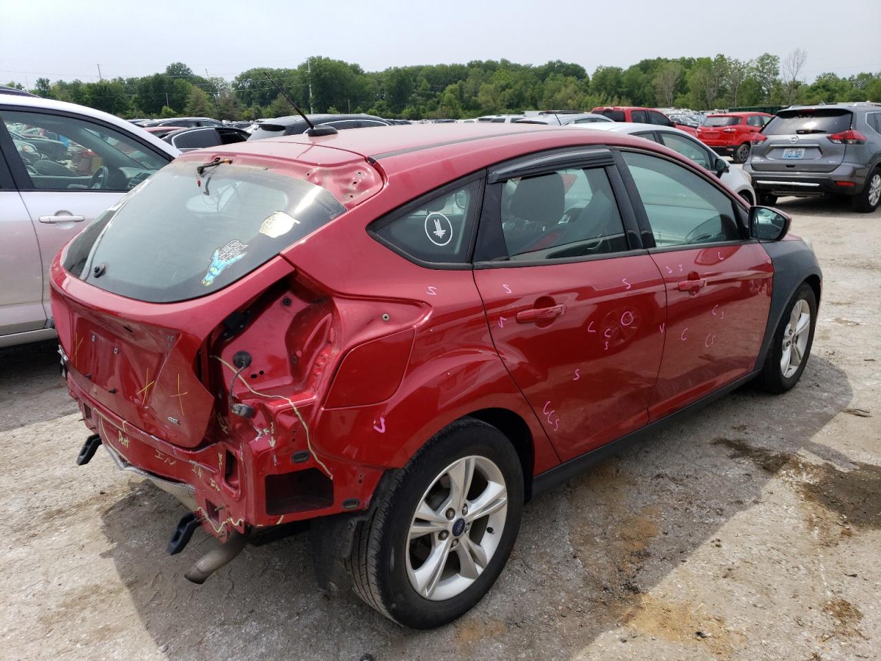 2012 Ford Focus Se VIN: 1FAHP3K24CL347077 Lot: 58578563