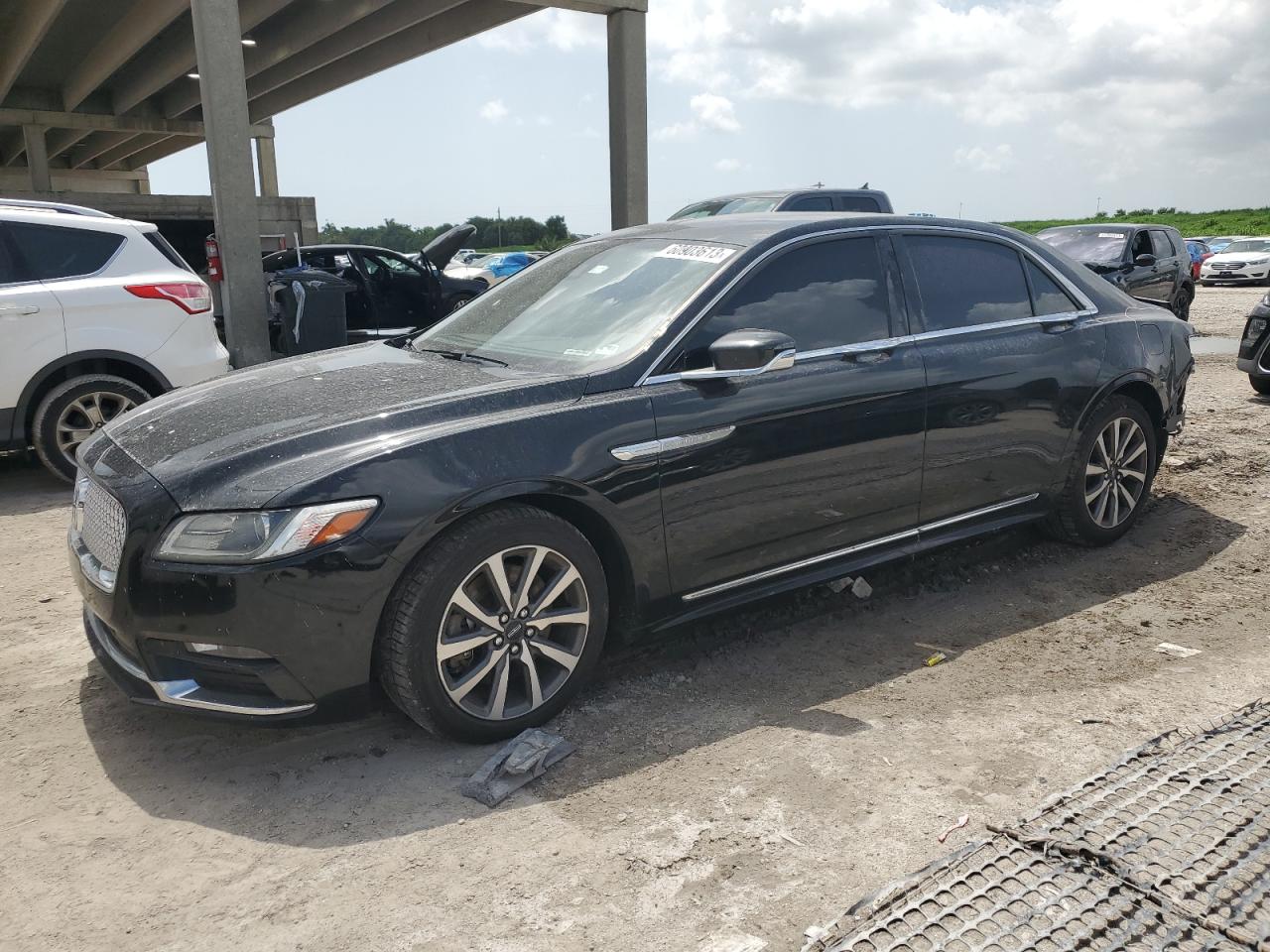 2017 Lincoln Continental black sedan gas 1LN6L9UK3H5620465 photo #1
