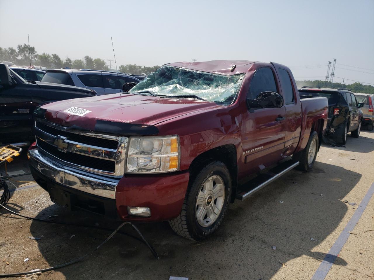 2008 Chevrolet Silverado K1500 VIN: 1GCEK19JX8Z134362 Lot: 61238313