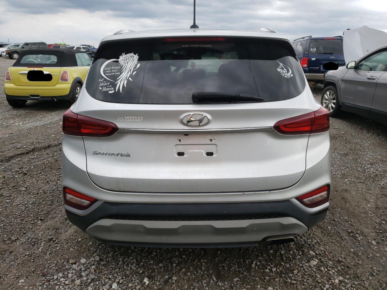 2019 Hyundai Santa Fe Se VIN: 5NMS23AD6KH019029 Lot: 57605613