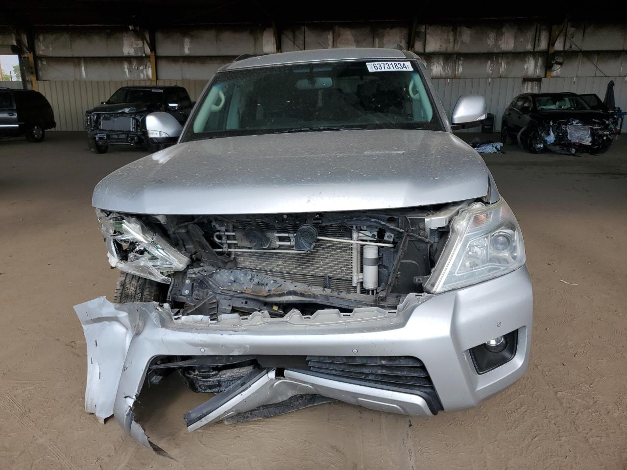 2017 Nissan Armada Sv VIN: JN8AY2ND2H9007287 Lot: 63731834