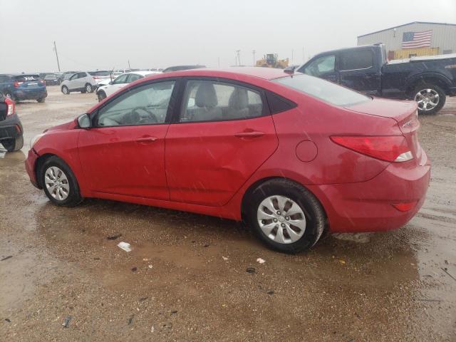  HYUNDAI ACCENT 2016 Czerwony