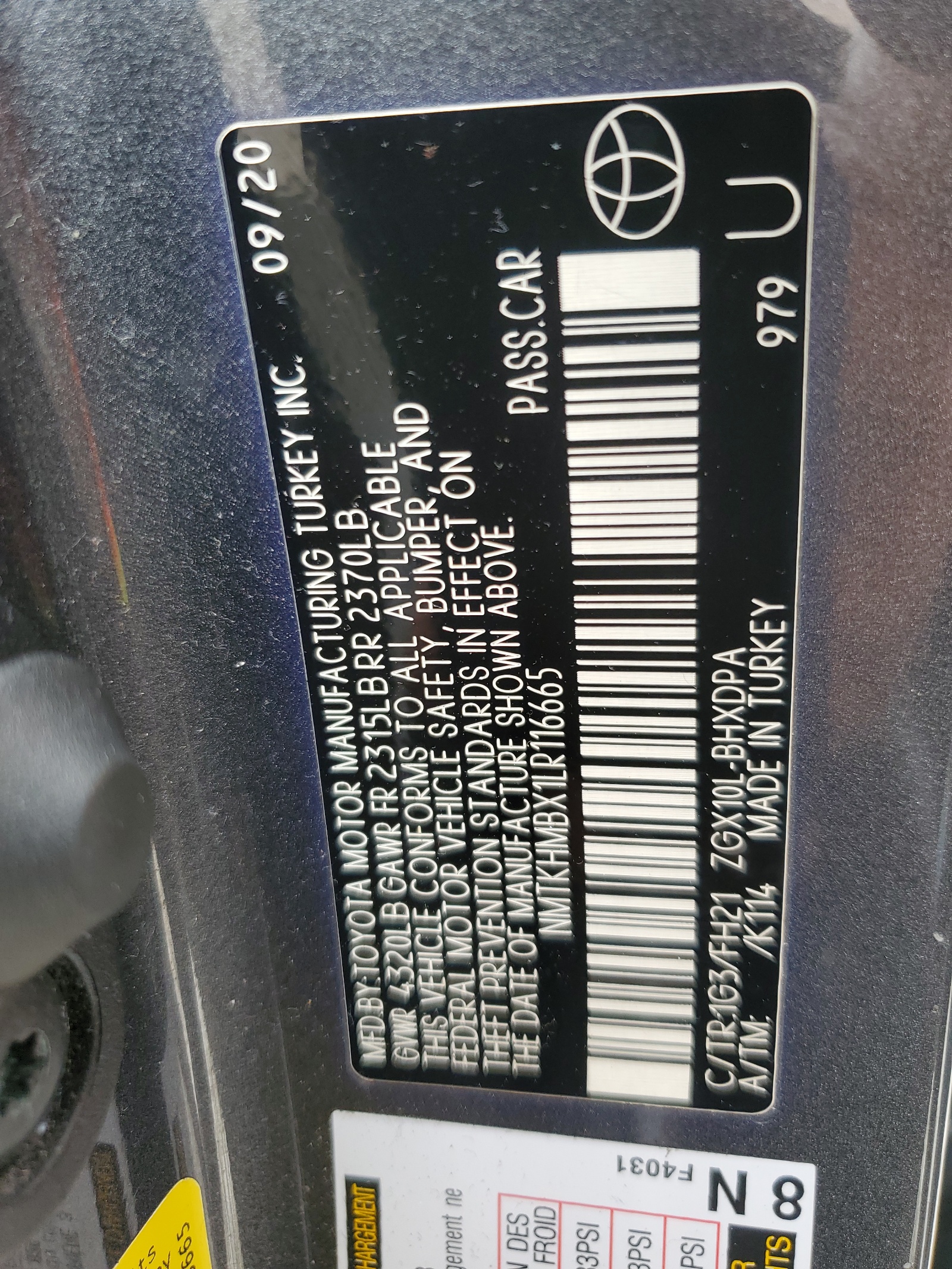 NMTKHMBX1LR116665 2020 Toyota C-Hr Xle