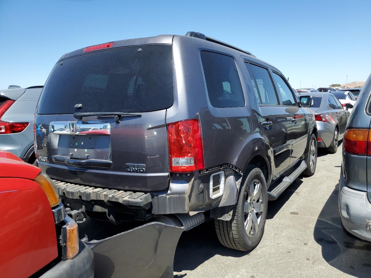 2014 Honda Pilot Touring VIN: 5FNYF4H91EB048238 Lot: 61744464