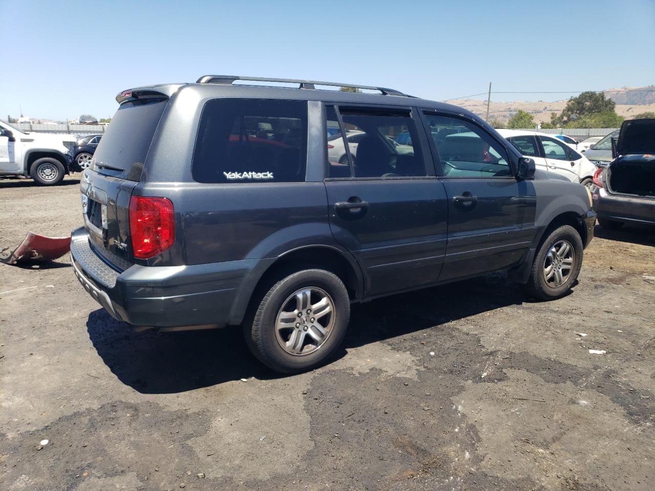 2005 Honda Pilot Exl VIN: 2HKYF18505H522063 Lot: 63716414