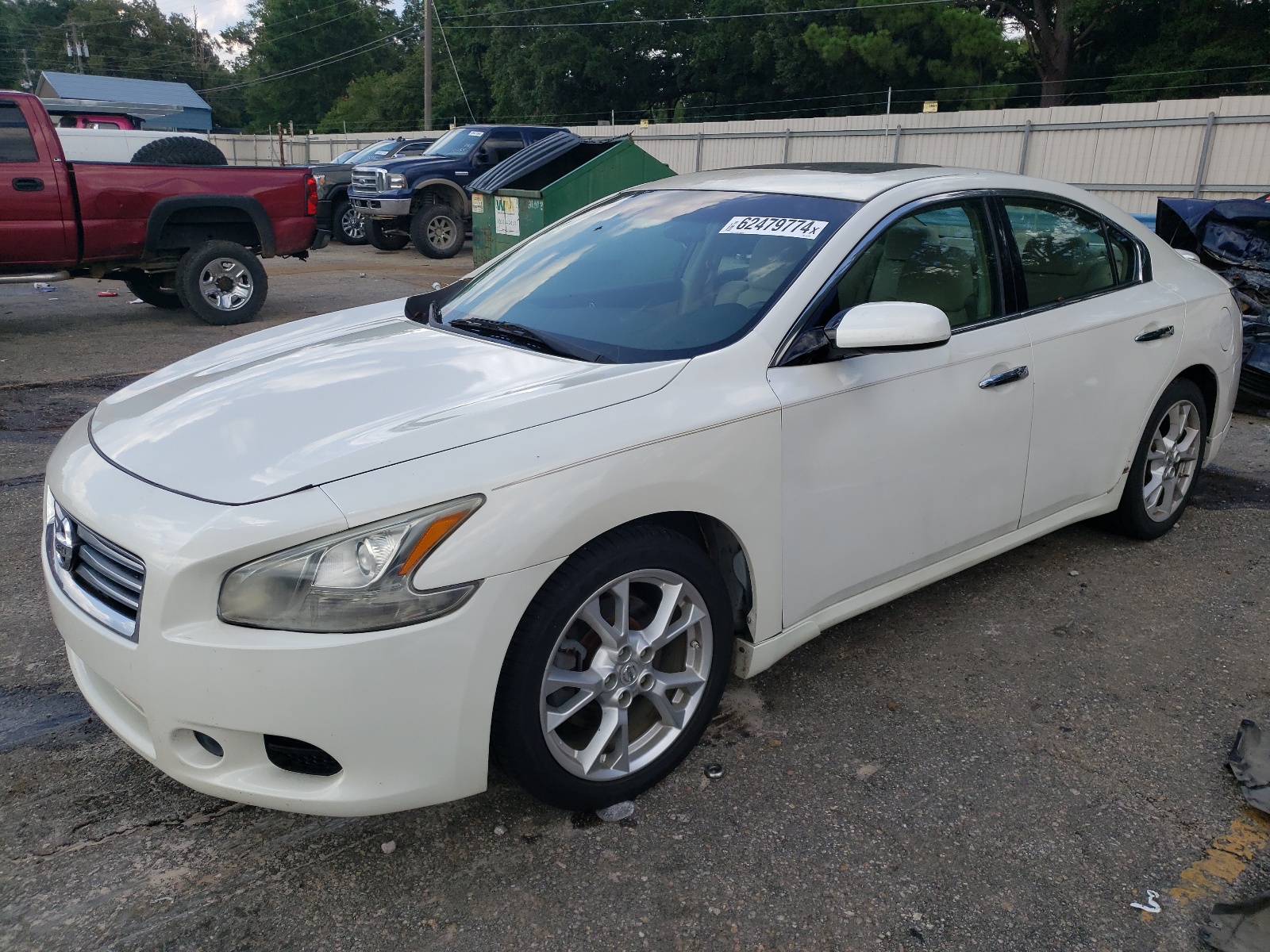 2013 Nissan Maxima S vin: 1N4AA5APXDC835740