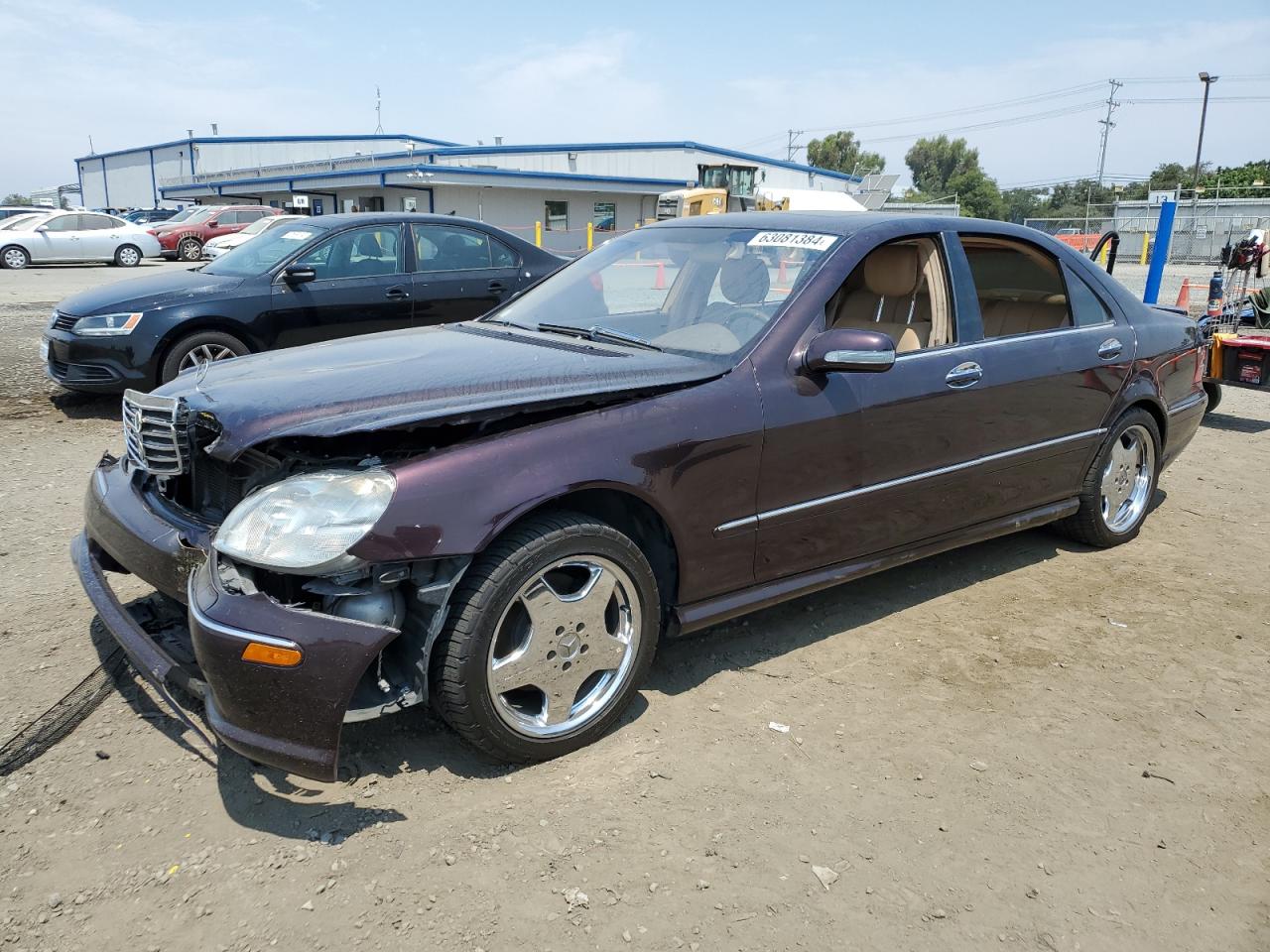 2001 Mercedes-Benz S 500 VIN: WDBNG75J41A155480 Lot: 63081384