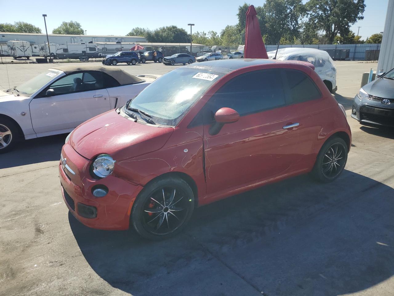 2012 Fiat 500 Sport VIN: 3C3CFFBR7CT335584 Lot: 60976664