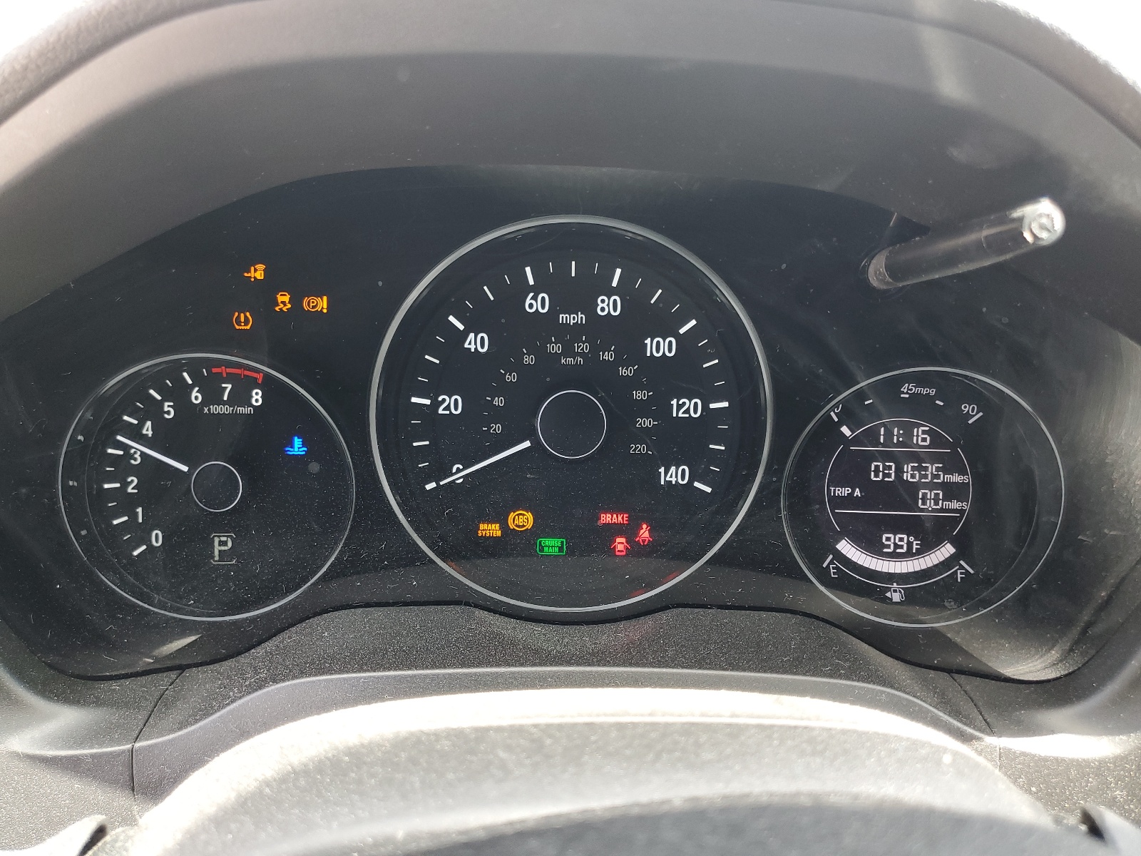 3CZRU6H76GM766459 2016 Honda Hr-V Exl