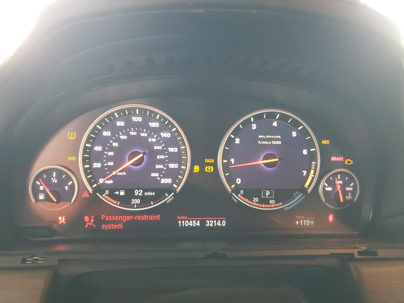 WBAKC8C58CC449206 2012 BMW Alpina B7