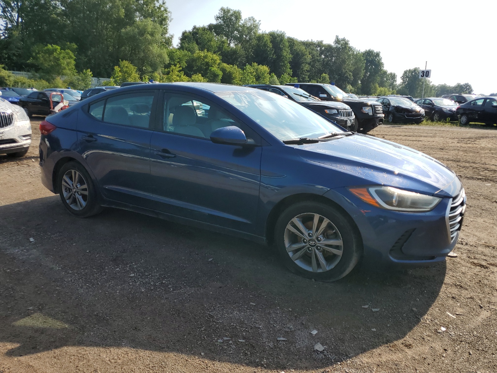 2018 Hyundai Elantra Sel vin: 5NPD84LF4JH317527