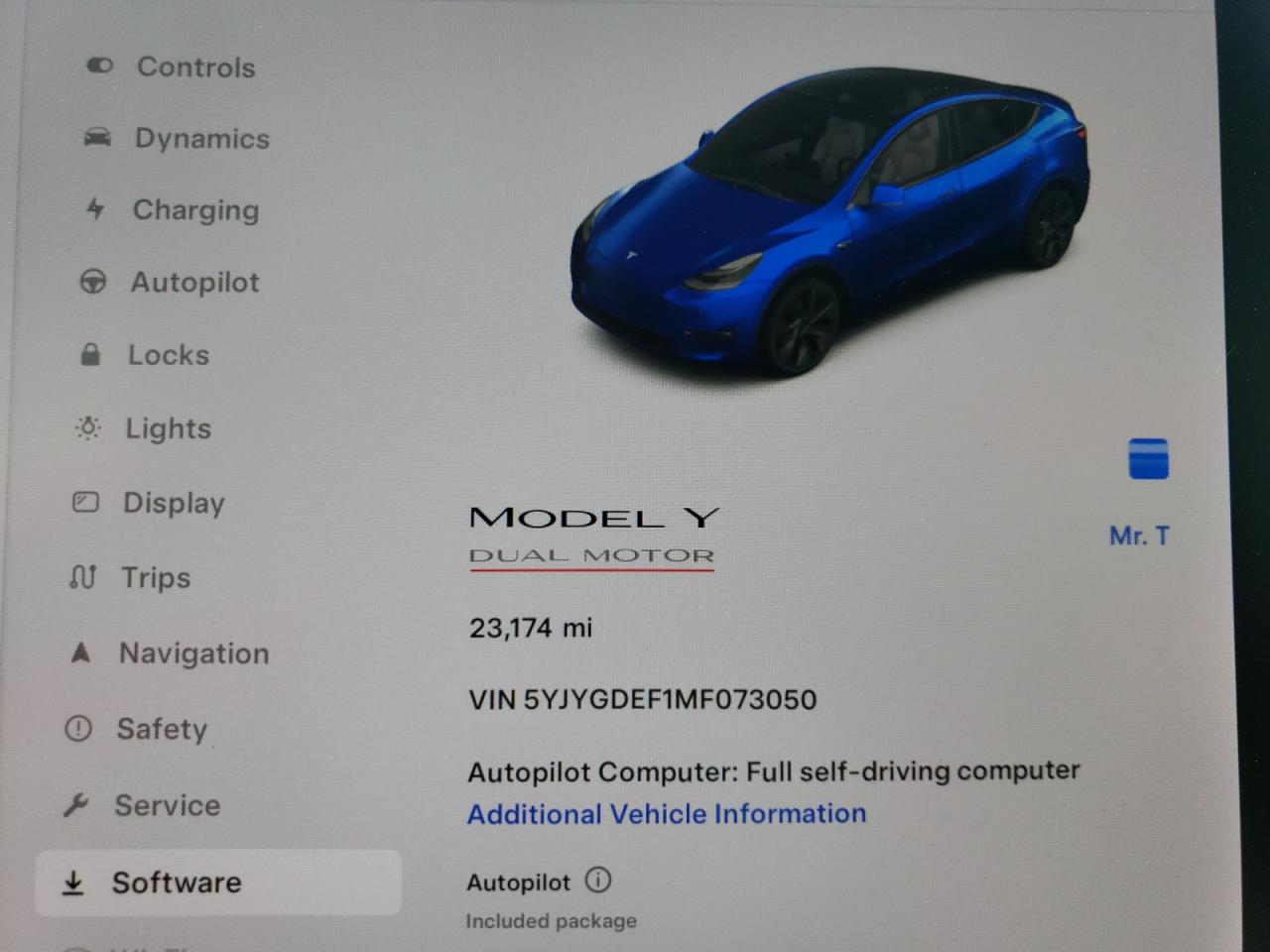 2021 Tesla Model Y VIN: 5YJYGDEF1MF073050 Lot: 64279654