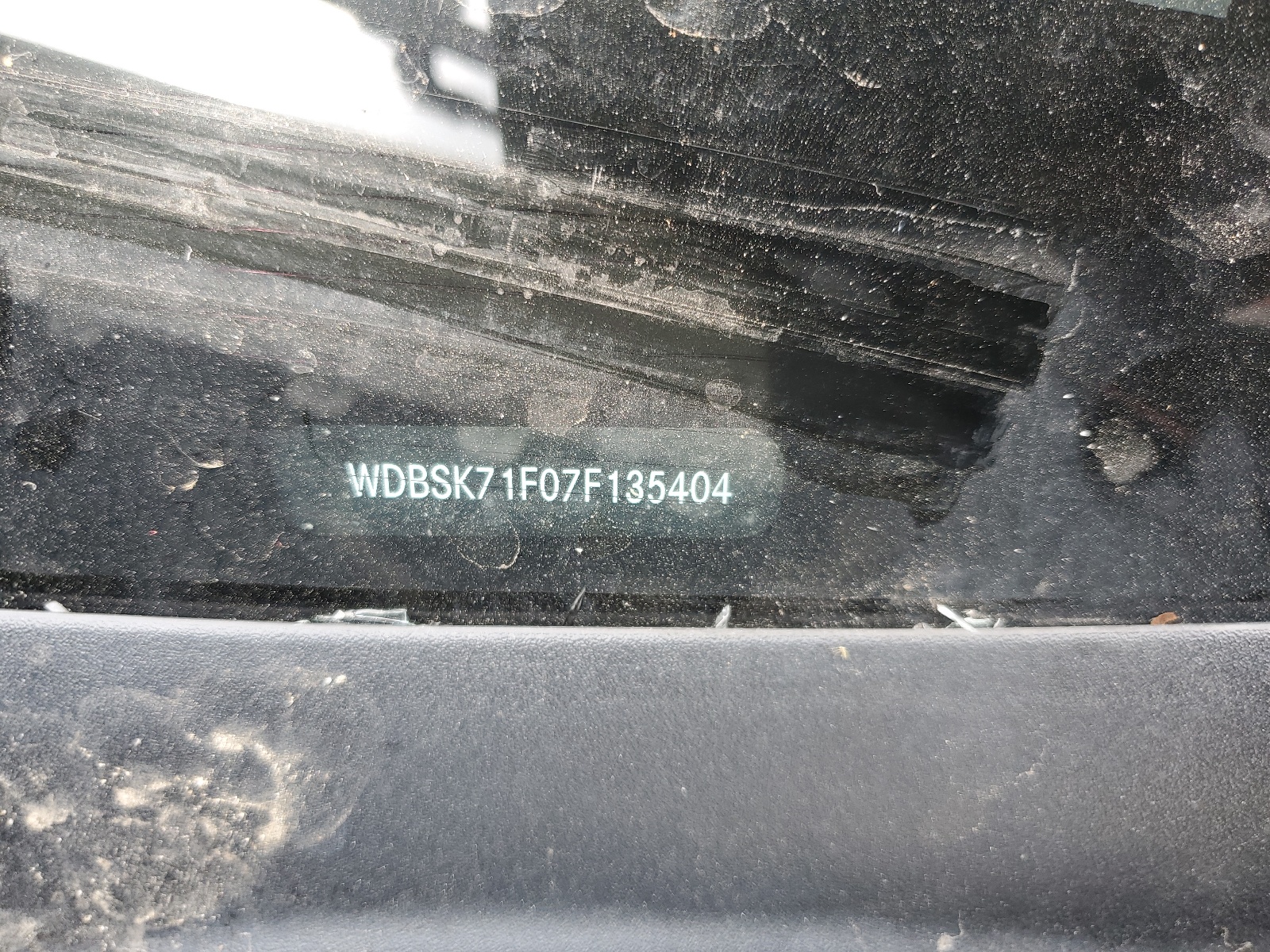 WDBSK71F07F135404 2007 Mercedes-Benz Sl 550