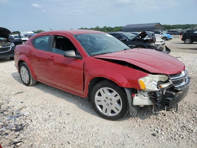 Седани DODGE AVENGER 2013 Червоний