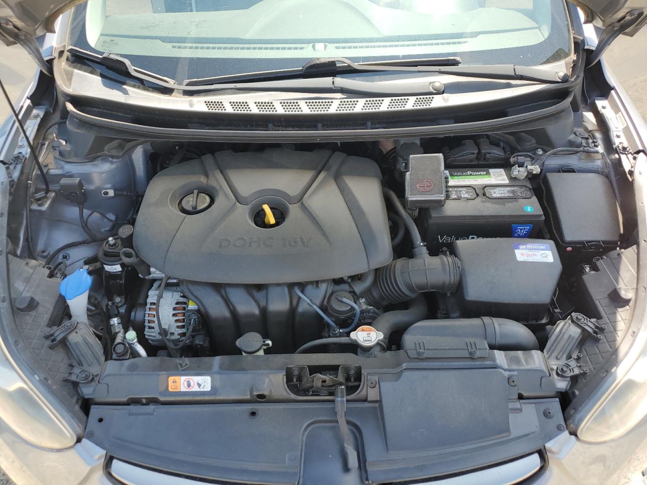 2012 Hyundai Elantra Gls VIN: KMHDH4AE5CU283032 Lot: 61013274