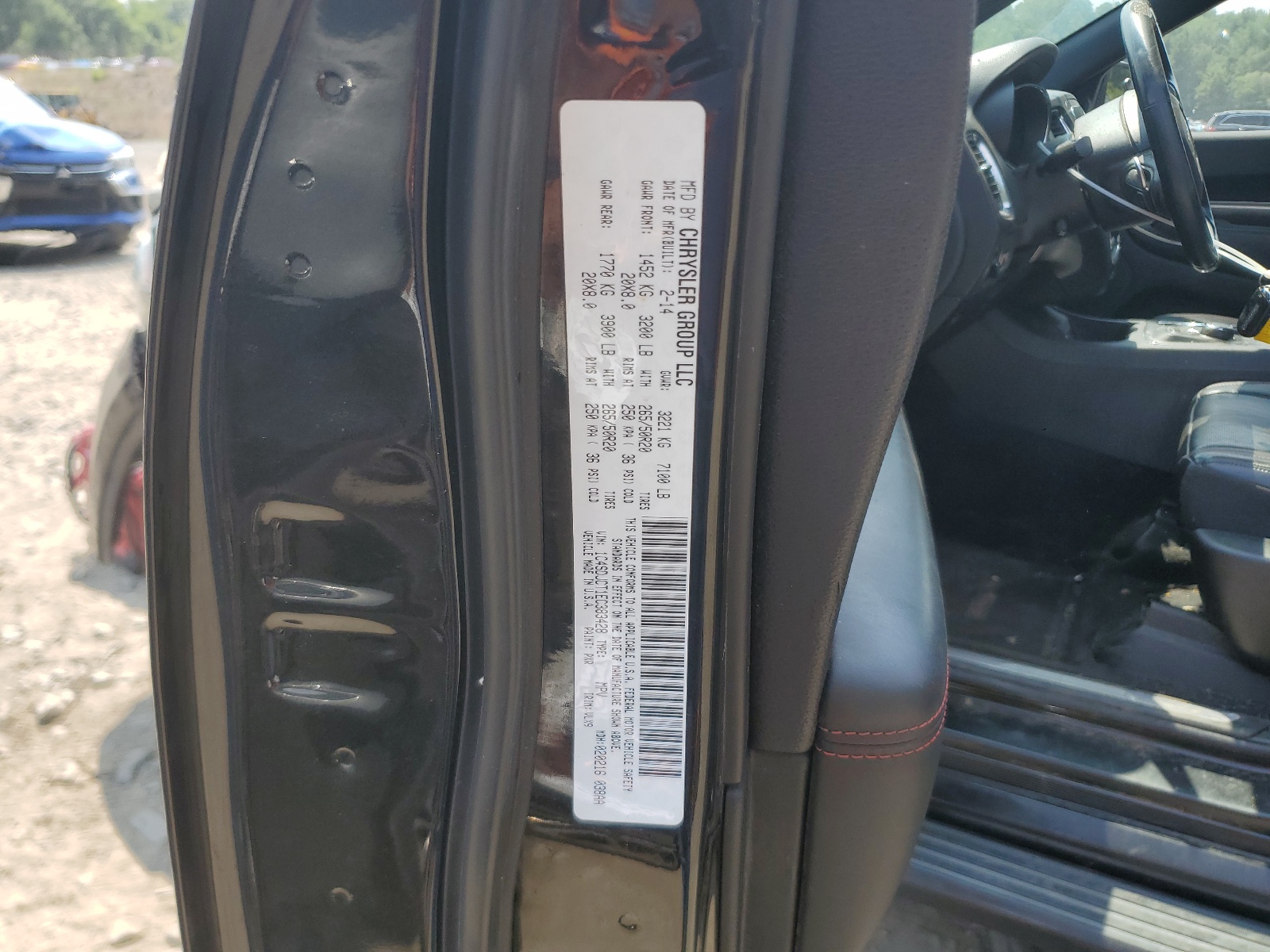 1C4SDJCT1EC383428 2014 Dodge Durango R/T