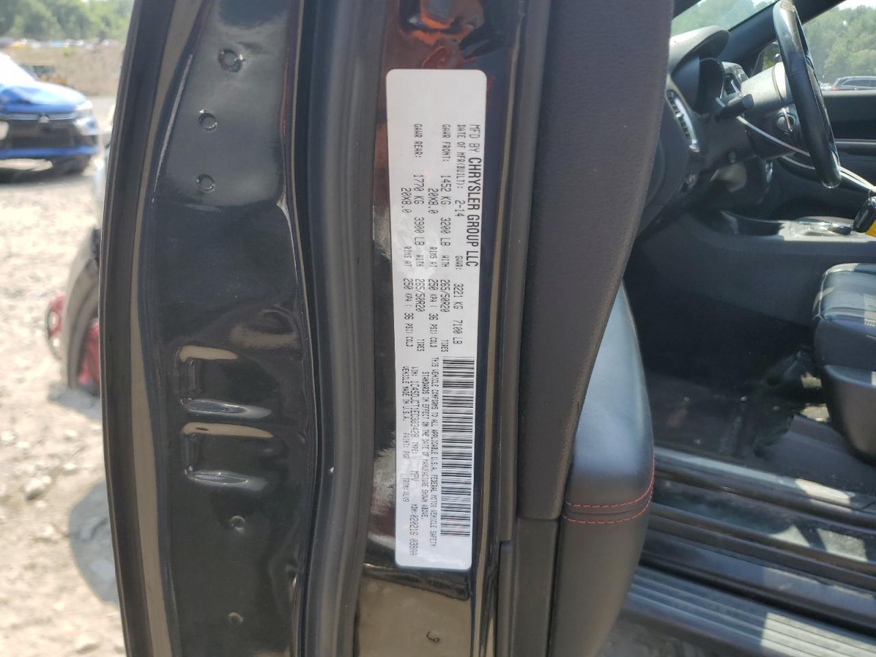 2014 Dodge Durango R/T VIN: 1C4SDJCT1EC383428 Lot: 65042314