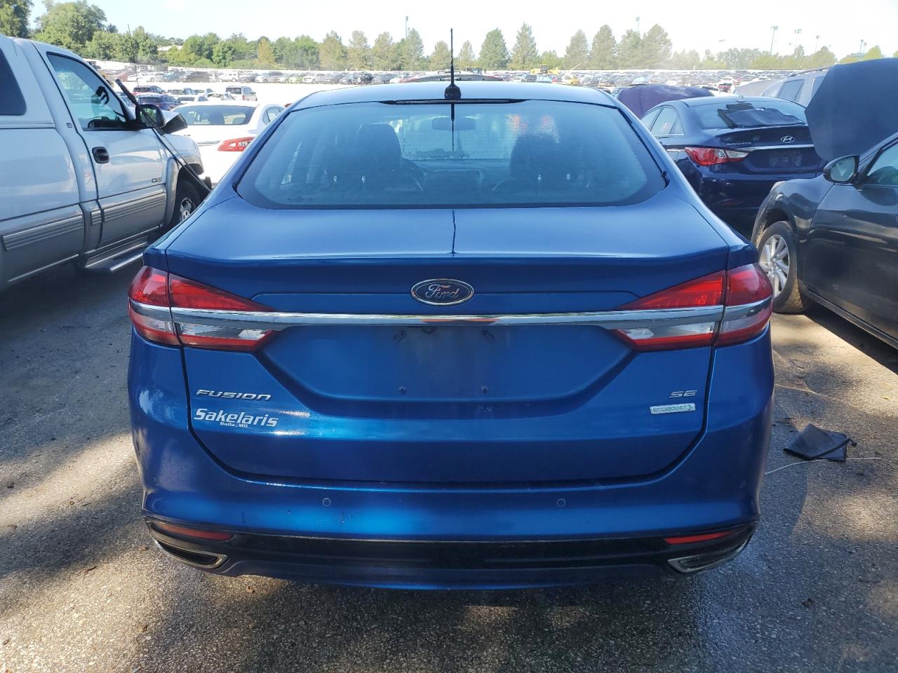 2017 Ford Fusion Se VIN: 3FA6P0H95HR169649 Lot: 62455444