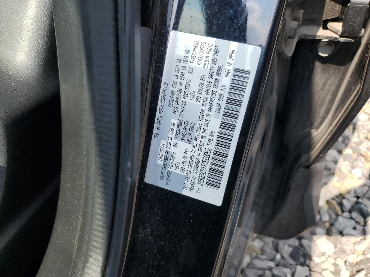 2015 Mazda Cx-5 Gt VIN: JM3KE4DYXF0503262 Lot: 64317144