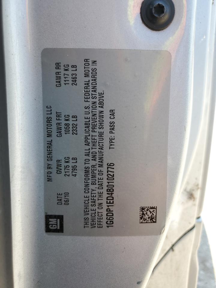 2011 Cadillac Cts Premium Collection VIN: 1G6DP1ED4B0102776 Lot: 62698504