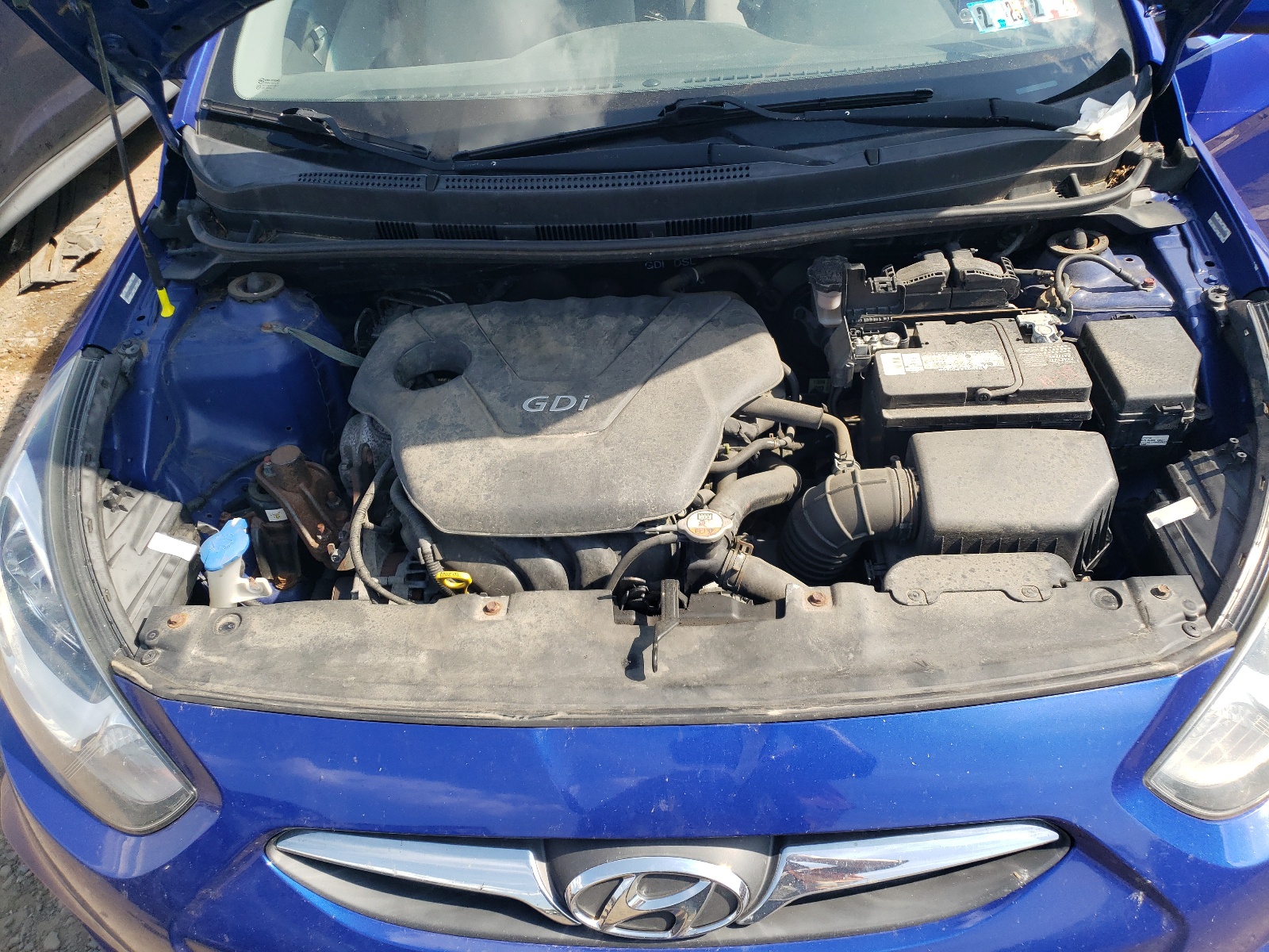 KMHCT4AE2EU703486 2014 Hyundai Accent Gls