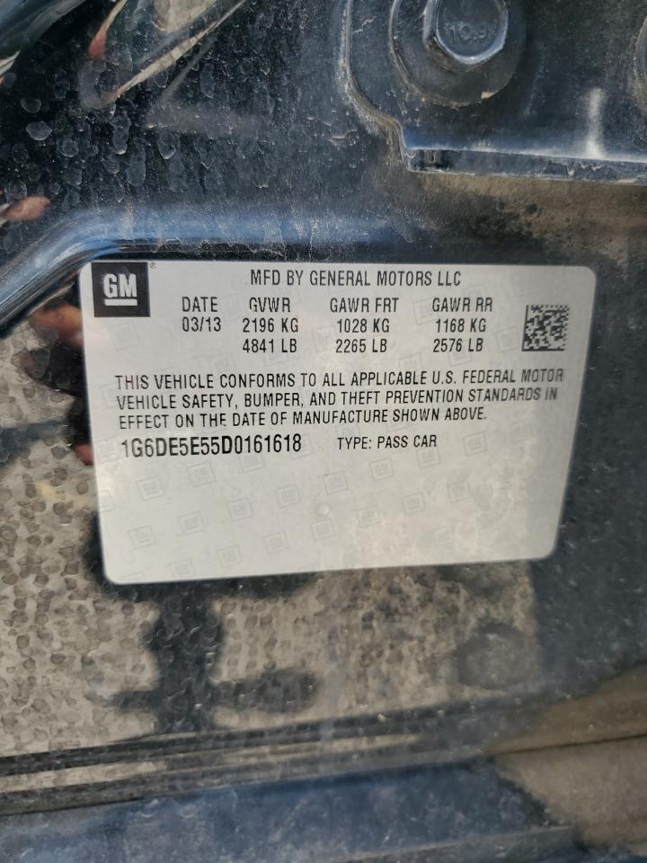 2013 Cadillac Cts Luxury Collection VIN: 1G6DE5E55D0161618 Lot: 61257914