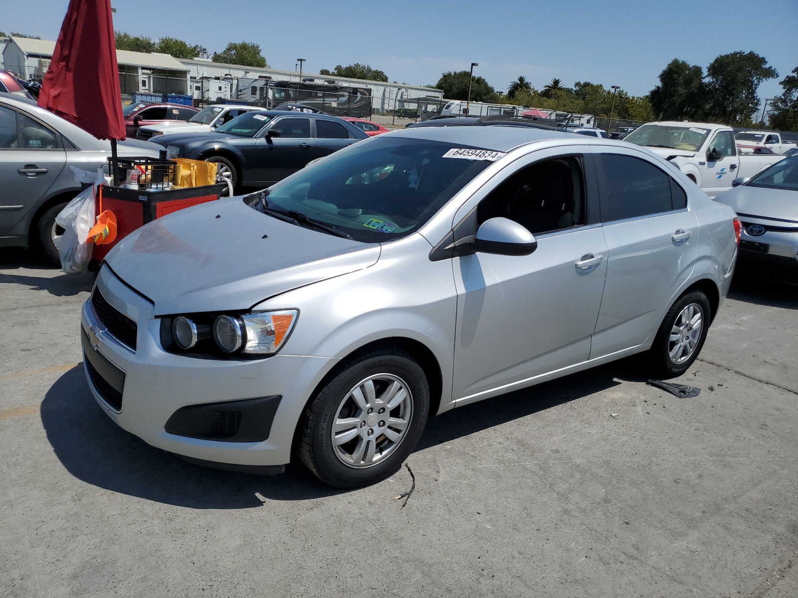 2013 Chevrolet Sonic Lt vin: 1G1JC5SG5D4214220