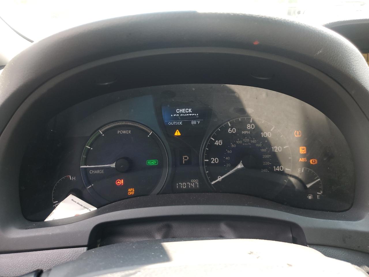 2010 Lexus Rx 450 VIN: JTJBC1BA1A2031109 Lot: 62914414