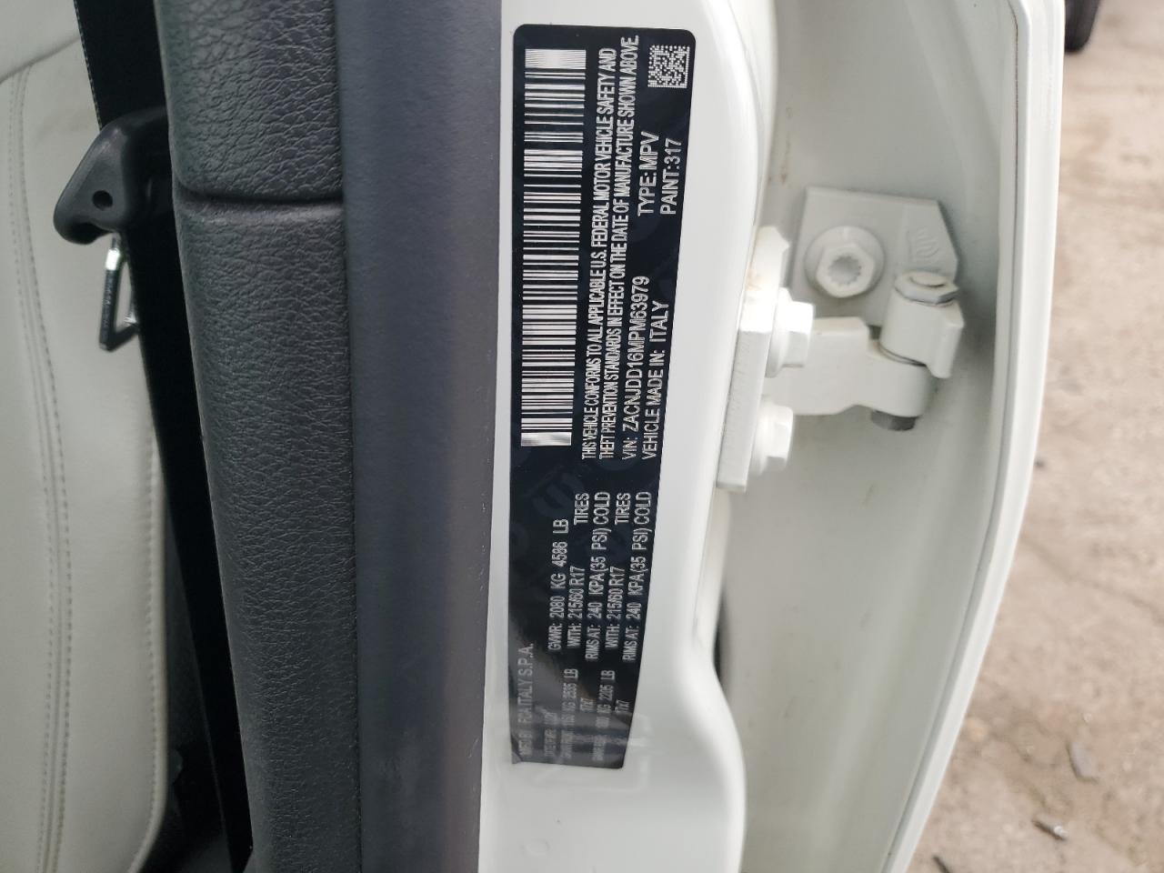 2021 Jeep Renegade Limited VIN: ZACNJDD16MPM63979 Lot: 62004894